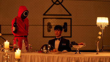 Park Hae-soo in Squid Game 1x08 - Immagine dal set