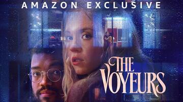 The Voyeurs film Sydney Sweeney e Justice Smith - Poster orizzontale