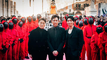 Il cast di Squid Game 2 in Pizza San Michele a Lucca per il Lucca Comics and Games 2024