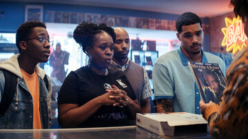 Ramon Reed, Bria Henderson, Leonard Robinson e Rome Flynn in Side Quest 1x02