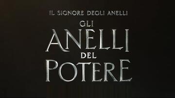 Il Signore degli Anelli Gli Anelli del Potere - Poster logo orizzontale
