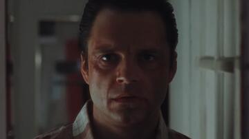 Sebastian Stan in A different man, scena da trailer
