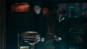 (S-D) Tom Sturridge come Dream, Vivienne Acheampong come Lucienne in The Sandman 2x03