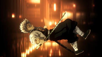 Demon Slayer Kimetsu no Yaiba Il Castello dell'Infinito, scena da teaser trailer