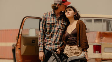 Jacob Lofland come Cooper Norris e Paulina Chavez come Ariana in Landman 2x01