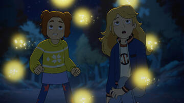 Daphne Grimm (voce di Leah Newman) e Sabrina Grimm (voce di Ariel Winter) in Le Sorelle Grimm 1x01