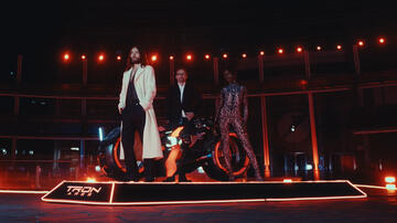 TRON Ares, Jared Leto, Jodie Turner-Smith e Joachim Rønning a Milano
