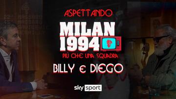 Aspettando Milan 1994 Billy&Diego, scena da Promo dello speciale Sky Sport