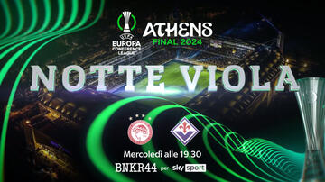 Olympiacos-Fiorentina la copertina di Sky Sport con la colonna sonora dei BNKR44