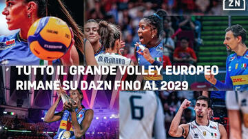 Volley europeo su DAZN fino al 2029