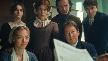 (S-D) Amanda Seyfried, Thomasin McKenzie, Stacy Martin, Lewis Pullman, Scott Handy, e Matthew Beard in Il Testamento di Ann Lee