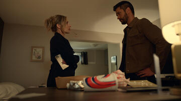 (S-D) Zibby Allen come Brie Sheridan e Benjamin Hollingsworth come Dan Brady in Virgin River 7x03