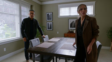 Zibby Allen come Brie Sheridan e Alessandro Juliani come Grant Pope in Virgin River 7x08