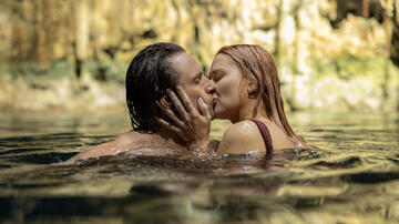 (S-D) Martin Henderson come Jack Sheridan e Alexandra Breckenridge come Melinda Monroe in Virgin River 7x09