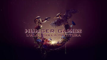 Hunger Games L'alba sulla mietitura - Poster logo orizzontale