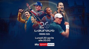 Laureus World Sports Awards 2026 su Sky e NOW