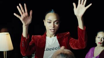 Zoe Saldaña in Emilia Pérez, scena da trailer