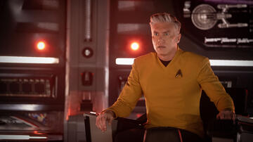 Anson Mount come Captain Pike in Star Trek: Strange New Worlds 4x01