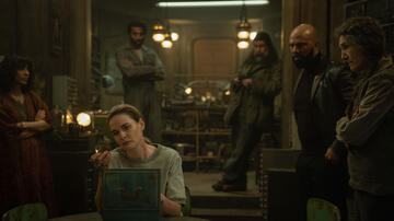 Rebecca Ferguson, Avi Nash, Rick Gomez, Common e Harriet Walter in Silo 3x05
