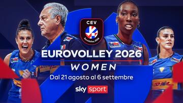 Campionati Europei femminili di volley 2026 su Sky Sport