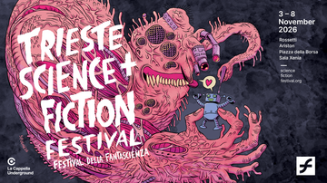 Trieste Science+Fiction Festival 2026 - Poster orizzontale by 'Spugna'