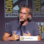 Fede Álvarez sul palco della Hall H al SDCC in San Diego, in California, per  Alien: Romulus Panel il 26 luglio 2024