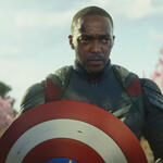 Anthony Mackie in Captain America Brave New World, scena da trailer
