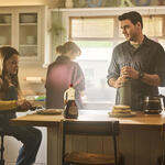Caoilinn Springall come Hendrix Conroy, Ashleigh Cummings come Abby Conroy, Richard Madden come Mason Kane in Citadel 1x01