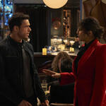 Richard Madden come Mason Kane, Priyanka Chopra Jonas come Nadia Sinh in Citadel 1x02