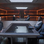 Ashleigh Cummings, Osy Ikhile come Carter Spence, Richard Madden come Mason Kane in Citadel 1x04