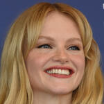 Emma Laird al photocall del film The brutalist di Brady Corbet a Venezia 81 il 1 settembre 2024