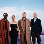 Chiwetel Ejiofor, Renée Zellweger, Leo Woodall e Michael Morris alla premiere italiana in Roma di Bridget Jones - Un amore di ragazzo il 5 febbraio 2025