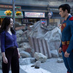 (S-D) Rachel Brosnahan come Lois Lane e David Corenswet come Superman in Superman di James Gunn