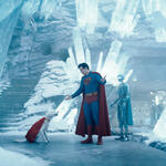 David Corenswet come Superman in Superman di James Gunn