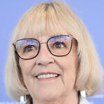 L'attrice Carmen Maura al photocall del film Calle Malaga alla 82a Mostra del Cinema di Venezia, venerdì 29 agosto 2025