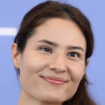 L'attrice Imona Mirrakhimova al photocall del film The Souffleur di Gaston Solnicki alla 82a Mostra del Cinema di Venezia, domenica 31 agosto 2025