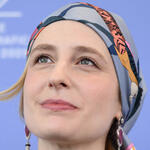 L'attrice Fanni Wrochna al photocall del film Duse di Pietro Marcello alla 82a Mostra del Cinema di Venezia, mercoledì 3 settembre 2025