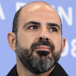 L'attore Amer Hlehel al photocall del film The voice of Hind Rajab di Kaouther ben Hania alla 82a Mostra del Cinema di Venezia, mercoledì 3 settembre 2025