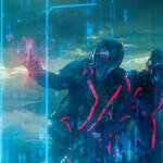 Una scena dal film Tron: Ares