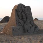 Alien Romulus, una Statua di Sabbia a Marina di Ravenna