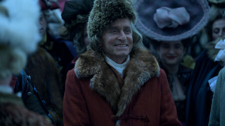 Michael Douglas in Benjamin Franklin 1x01