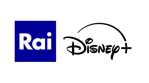 Rai e Disney+ loghi