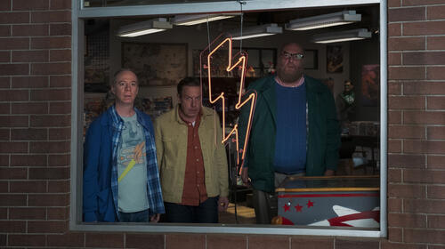 Kevin Sussman, John Ross Bowie, Brian Posehn in Stuart Fails to Save the Universe 1x01